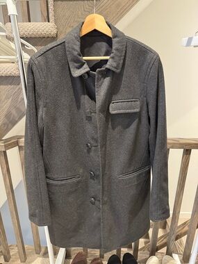 DKNY Men’s reversible wool / nylon jacket grey and black